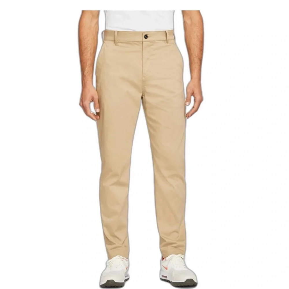 Nike Men's Dri-FIT UV Slim-Fit Chino Golf Pants Parachute Beige 35x32